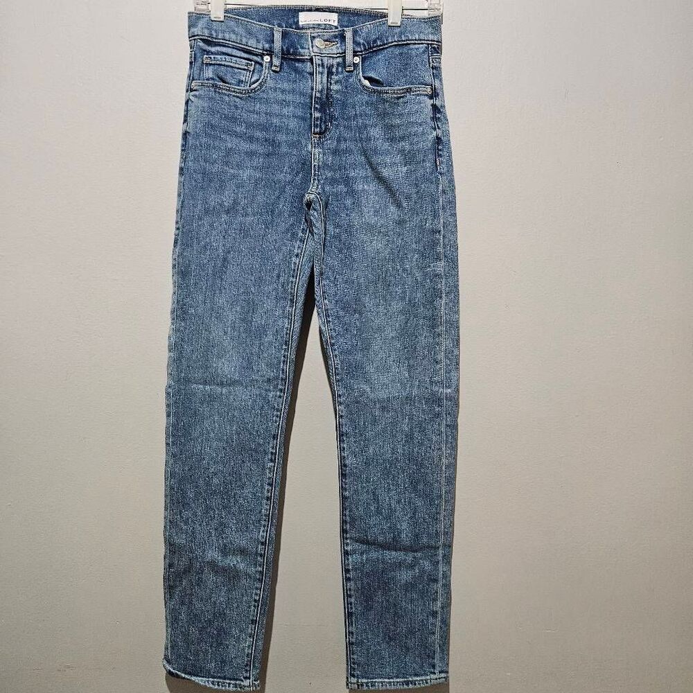 LOFT Made & Loved Jeans Women's Skinny Denim Blue Size 25